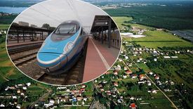 Nowa linia kolejowa dla pociągów pendolino może podzielić gminę Wieliszew na pół.
