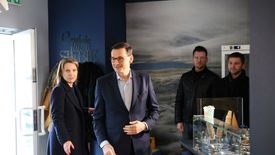 Morawiecki był w niedzielę na Śląsku, gdzie odwiedził cukiernię Surdel w Pilchowicach.
