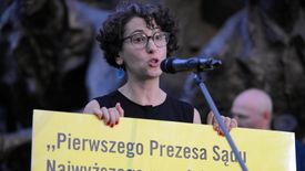 Szefowa Amnesty International prosiła o wsparcie dla kobiet blokujących marsz