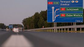 GDDKiA opens 15 kilometers of A2 east of Warsaw