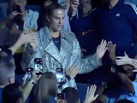 Sabalenka zrobiła show przed meczem z Kyrgiosem