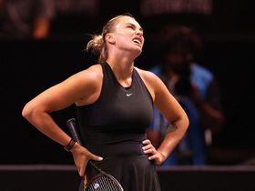 Sabalenka przegrała z mężczyzną