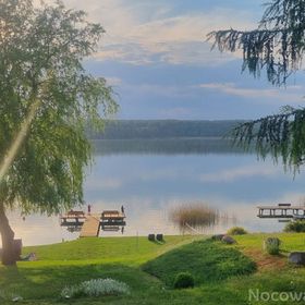 Domki całoroczne nad jeziorem z własną linią brzegową Rybical, Ryn