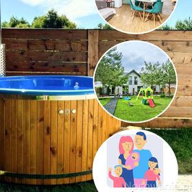 Loft House Rozewie Całoroczne domki z balią ogrodową 