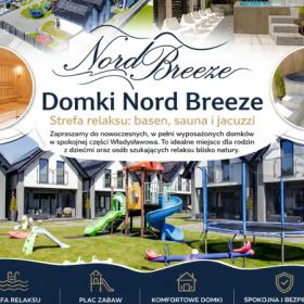  Domki Nord Breeze z podgrzewanym basenem i jacuzzi
