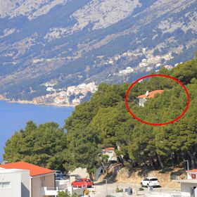 Szobák Magán Parkolóhellyel Brela, Makarska - 17281 Brela