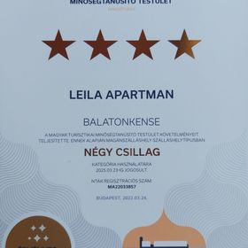 Leila Apartman Balatonkenese