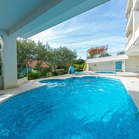 Apartmanok Családok Részére Medencével Brela, Makarska - 20066 Brela