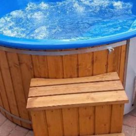 ZACISZE Domek na Kaszubach Brodnica Dolna z balią z jacuzzi