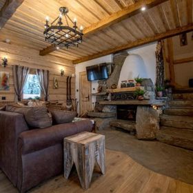 Domek Kolędówka z jaskinią SPA Jaworzyny