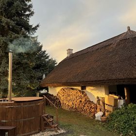 Nádfedeles Házikó Balatonkeresztúr