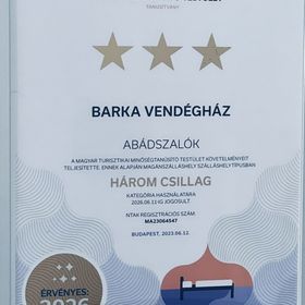 Barka Vendégház Abádszalók