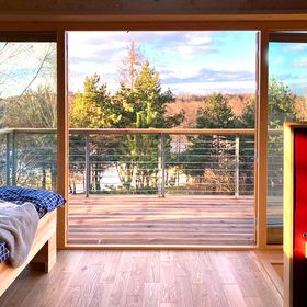 Bird Lodge z sauną nad jeziorem (6 osób) Janówko