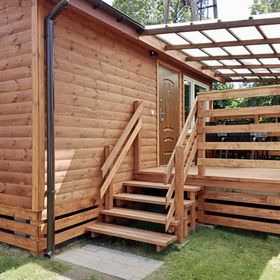 Owocowe Wakacje - Domek drewniany nad jeziorem Mikołajki