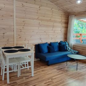 Owocowe Wakacje - Domek drewniany nad jeziorem Mikołajki