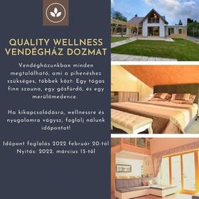 Quality Wellness Vendégház Dozmat
