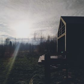 Domki nad jeziorem Sunia Żardeniki