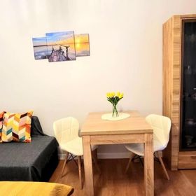 Cozy modern Apartment SUNRISE studio balcony 3 persons Kraków