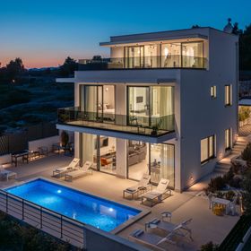 Luxusvilla A Tenger Mellett Medencével Rastici, Ciovo - 22934 Rastići