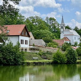 Chalupa nad rybníkem Straškov-Vodochody