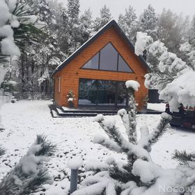 Domek przy lesie na Roztoczu Adamów