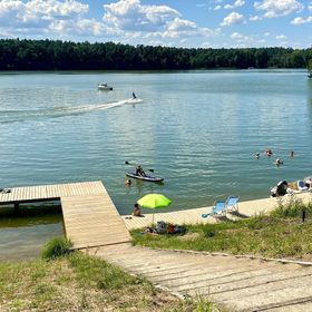 Mazury Domki nad jeziorem Ruciane Tarasy Ruciane Nida 