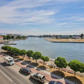 visit baltic z widokiem przy porcie Apartament WW14