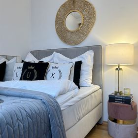 Unigue beige & gold apartment Kołobrzeg 