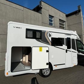 Wypożyczalnia Kamperów Lubelskie ! Wąski i kompaktowy Benimar Yrteo 861