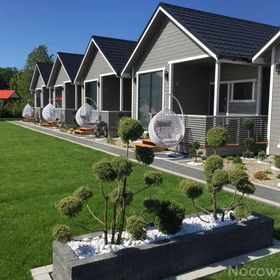 Domki Skandynawia z basenem Dąbki