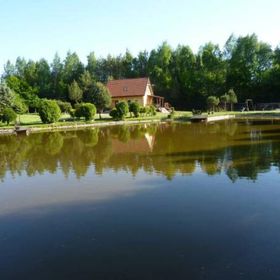 Dom nad stawem Kruklanki