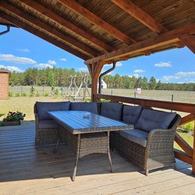 MILOCHÓWKA - dom drewniany bliźniak Wdzydze Tucholskie