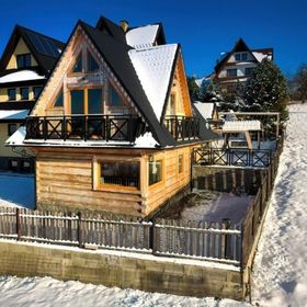 Domek w Ubocy z widokiem na Giewont Murzasichle