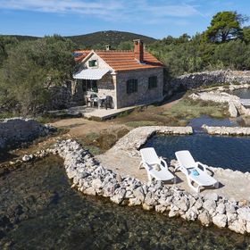 Halászkunyhó Nyaraláshoz A Tenger Mellett Öböl Lanđin, Pasman - 24044 Lanđin