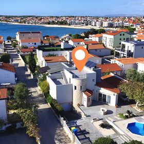 Villa Jelena Vir near beach