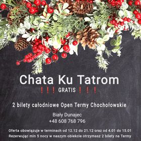 Chata ku Tatrom Biały Dunajec