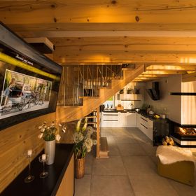 Domki Nad Zaporą w Centrum Soliny Dom VIP z Jacuzzi