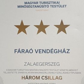 Fáraó Vendégház Zalaegerszeg