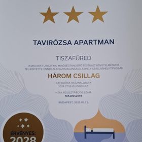Tavirózsa Apartman Tiszafüred