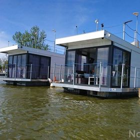 Domki na wodzie "Arka" z rowerem wodnym, parkingiem, 300 metrów do Morza ! Centrum Mielna 