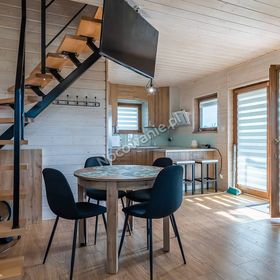 Domki WESTERN HOUSE Giżycko Fuleda Sauna Jacuzzi Kominek