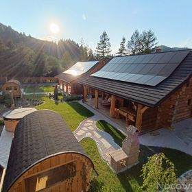 BRATNIA BYSTRE - Domy z bala z jacuzzi i sauna