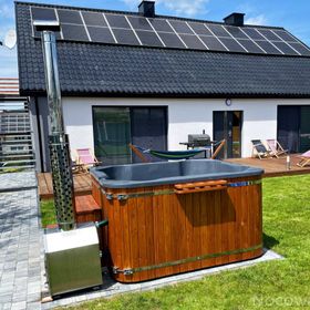 Obrocz67- Nowoczesny Dom 160m, balia, plac zabaw, altana, Roztocze