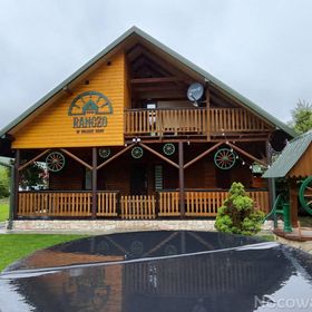 Ranczo Bieszczady duży Domek z Jacuzzi i Sauną