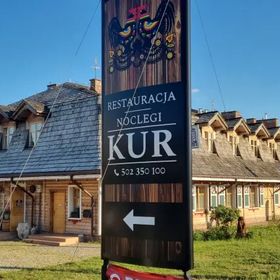 Hotelik-Resturacja "KUR" Myszyniec. Kurpie - Trasa na Mazury