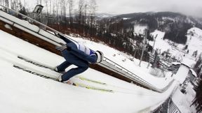 Upadek Jana Ziobro na treningu w Lillehammer