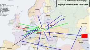 Jak w zimowym oknie transferowym migrowali polscy piłkarze? (infografika)