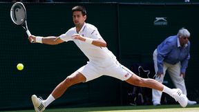 Wimbledon: Djoković w wielkich tarapatach, Federer wciąż bez straconego serwisu, klęska Berdycha