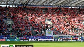 Policja przeszukała siedzibę TS Wisła. Szukała m.in. skradzionych flag GKS-u Katowice