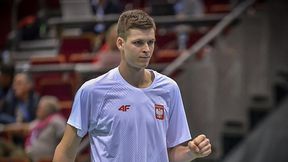 Challenger Trnawa: Hubert Hurkacz nie zagra w pierwszym półfinale. Tomasz Bednarek w finale debla